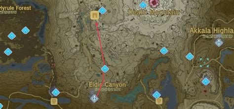 goron city location|botw death mountain.